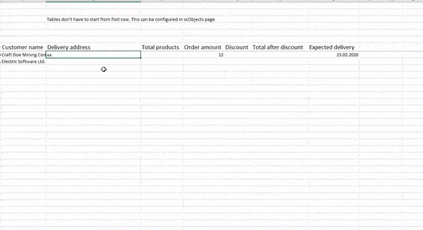 Connecting Spreadcell with server